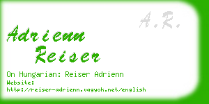 adrienn reiser business card